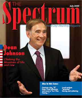 Dean Johnson on the cover of The Spectrum Magazine
